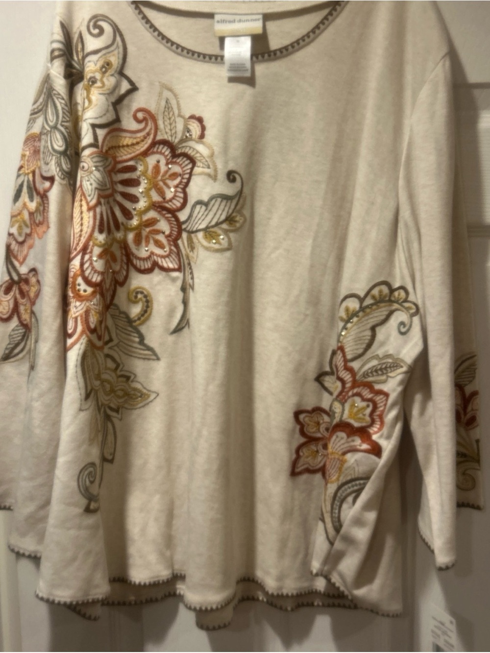 Nwt Sz 2x Alfred Dunner spice market top